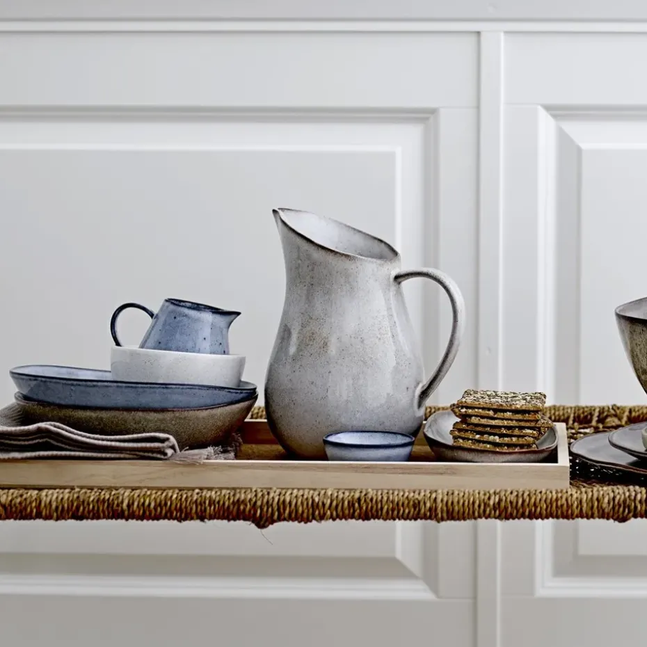 Sandrine diep bord, grijs