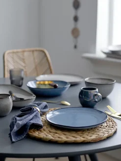 Sandrine servies 12-delig, Blauw