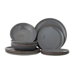 Sandrine servies 12-delig, Grijs