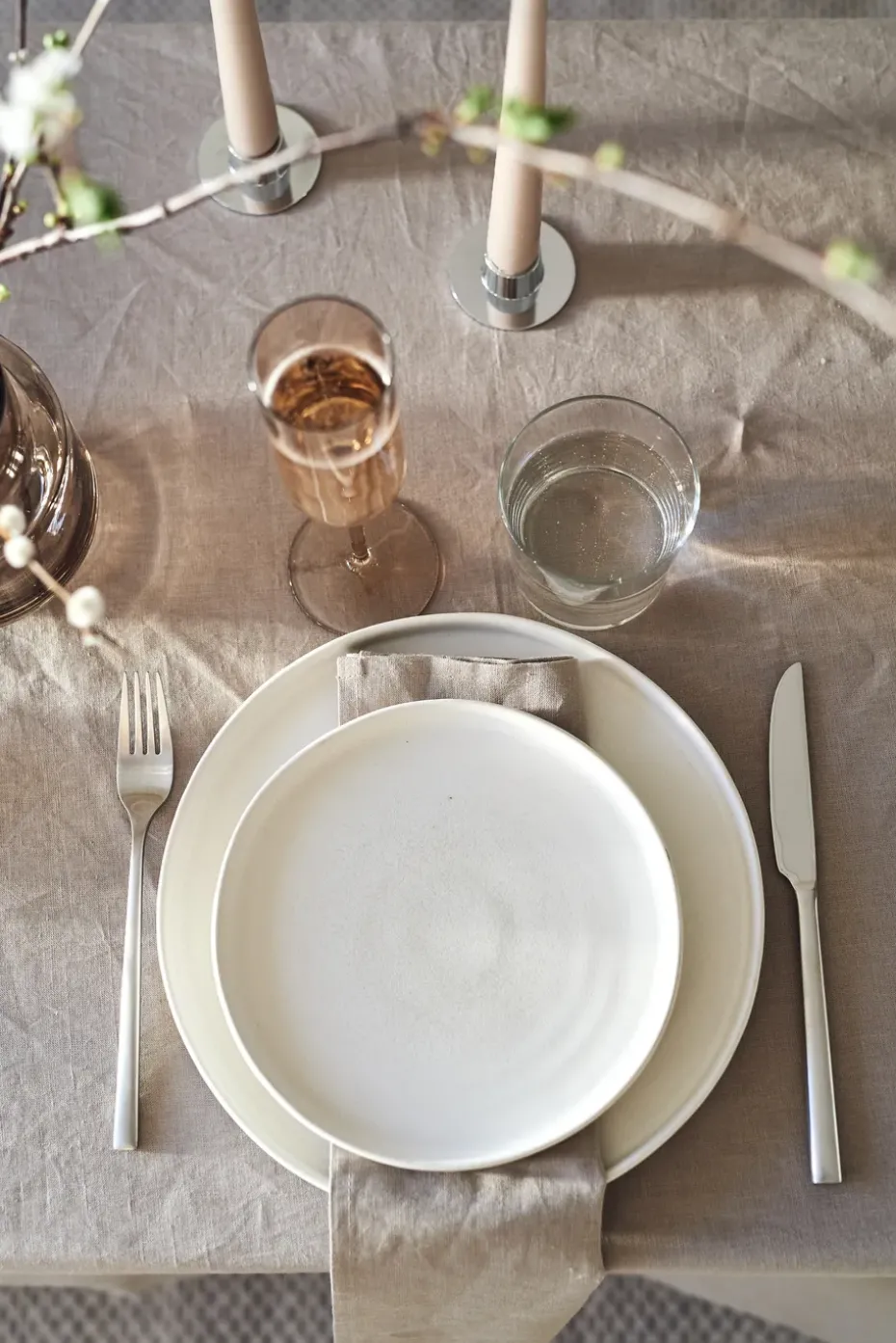 Sandsbro dinerbord, Offwhite, Ø26 cm