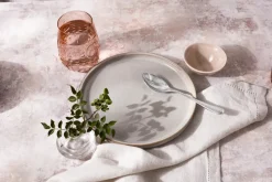 Sandstone dessertlepel glanzend, Roestvrij staal