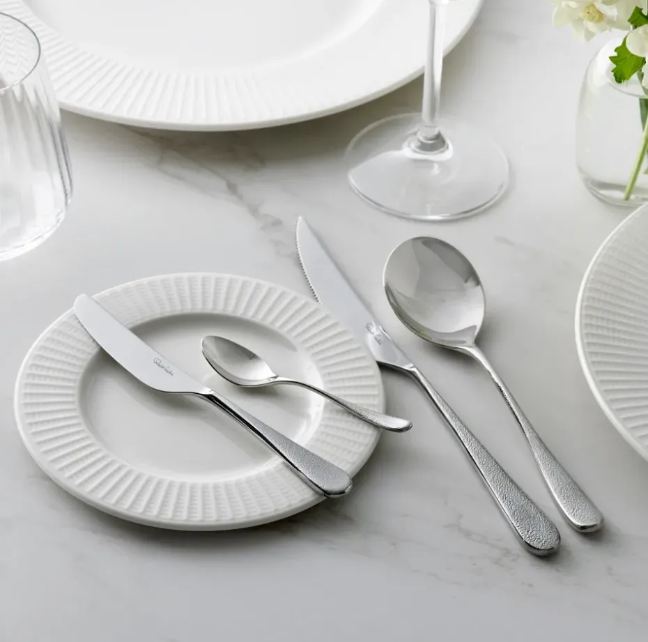 Sandstone steakmes glanzend, Roestvrij staal