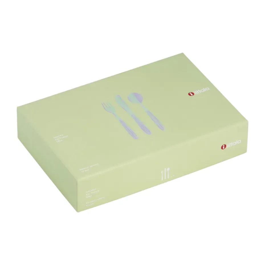 Scandia dessertset geschenkverpakking 12-delig, Roestvrij staal