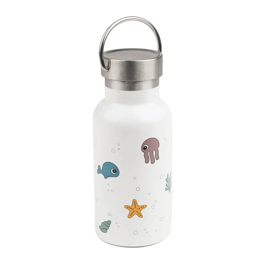 Sea friends thermosfles 35 cl, Beige