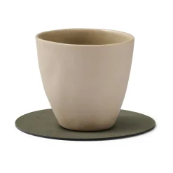 Serene glasonderzetter circle Ø10 cm, Moss