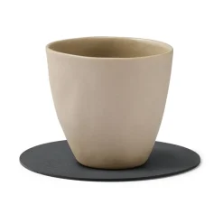 Serene glasonderzetter circle Ø10 cm, Anthracite