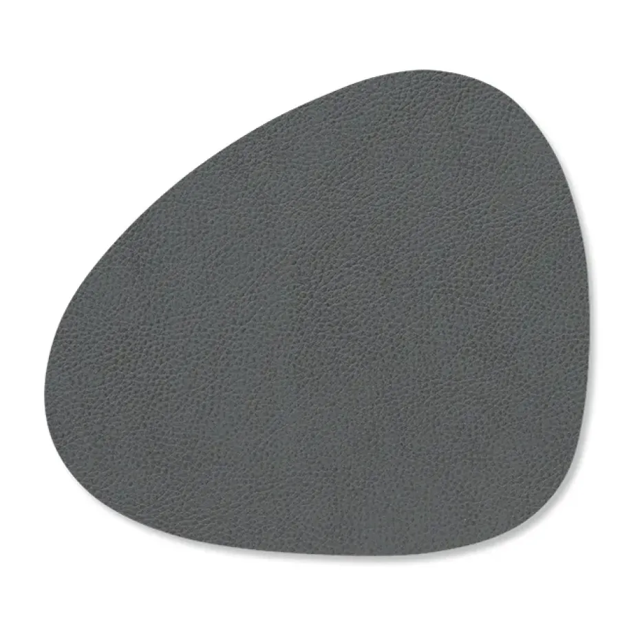 Serene glasonderzetter curve 11x13 cm, Anthracite