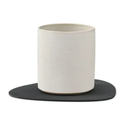 Serene glasonderzetter curve 11x13 cm, Anthracite