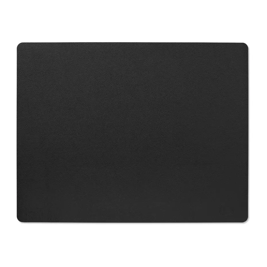 Serene placemat square L 35x45 cm, Black