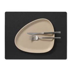 Serene placemat square M 26,5x34,5 cm, Black