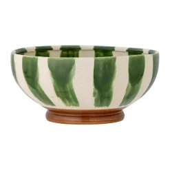 Shakti serveerschaal Ø26 cm, Groen-wit