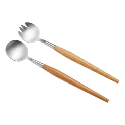 Sico saladebestek 28 cm, Roestvrij staal-acacia