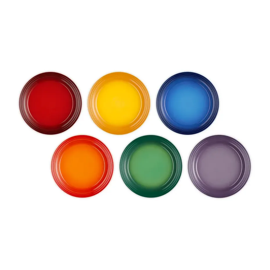 Signature steengoed dinerbord 6-delig, Rainbow