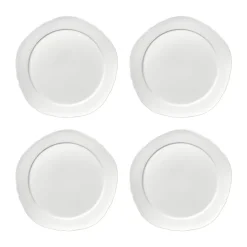 Silhouette bord M Ø23,5 cm 4-pack, White