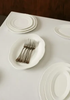 Silhouette bord XS Ø17 cm 4-pack, White