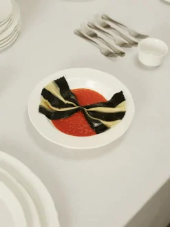 Silhouette diep bord L Ø27 cm 4-pack, White