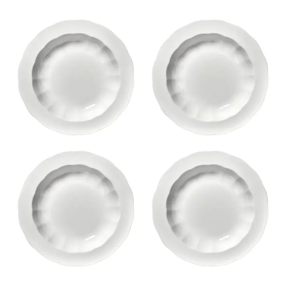 Silhouette diep bord M Ø23,7 cm 4-pack, White