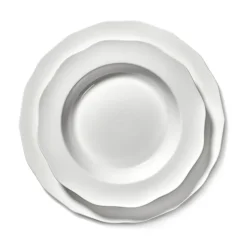 Silhouette pasta bord Ø22 cm 4-pack, White