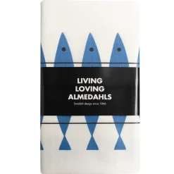 Sill gewaxte stof 145x220 cm, Blauw