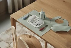 Silly slabbetje siliconen 2-pack, Green-blue