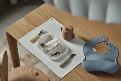 Silly slabbetje siliconen 2-pack, Green-blue