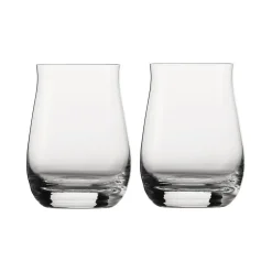 Single Barrel bourbonglas, 2 stuks, transparant