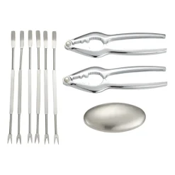 Skagen schaaldierenset 9-delig, Roestvrij staal