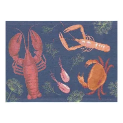 Skaldjursfest placemat, 35x48 cm