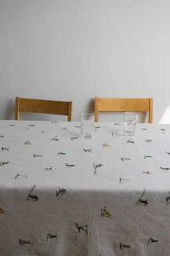 Skiers tafelkleed 147x250 cm, Natuur