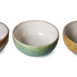 70's kleine kom 4-pack, Multi