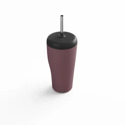 Sky thermosbeker met rietje 40 cl, Roze