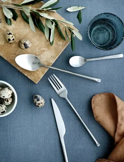 Sletten theelepel, Full satin forged