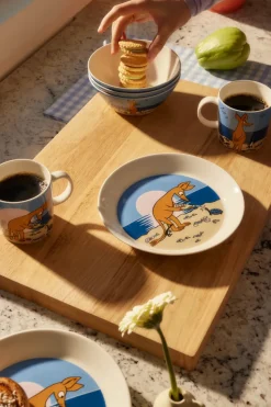 Sniff Moomin bord Ø19 cm, Blauw