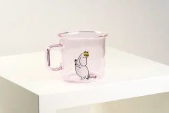 Snorkmaiden glazen mok 35 cl, Roze