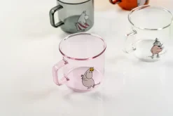 Snorkmaiden glazen mok 35 cl, Roze