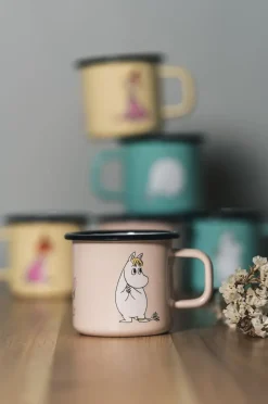 Snorkmaiden Retro emaillemok 37 cl, Beige