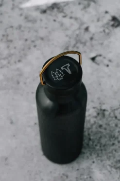 SNÖRÖK thermosfles 750 ml, Matzwart