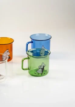 Snufkin glazen mok 35 cl, Groen