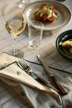 Sobremesa bord Ø24,5 cm 2-pack, Green-sand