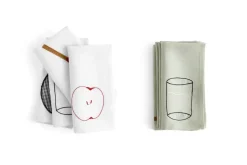 Sobremesa linnen servet 45x45 cm 4-pack, White