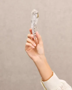 Soft machine crystal kurkentrekker, Zilverkleurig