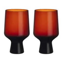 Solare glas op voet 40 cl 2-pack, Koperkleurig