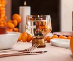 Solare glas op voet 29 cl 2-pack, Linnen