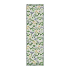 Solblå tafelloper 35x120 cm, Multi