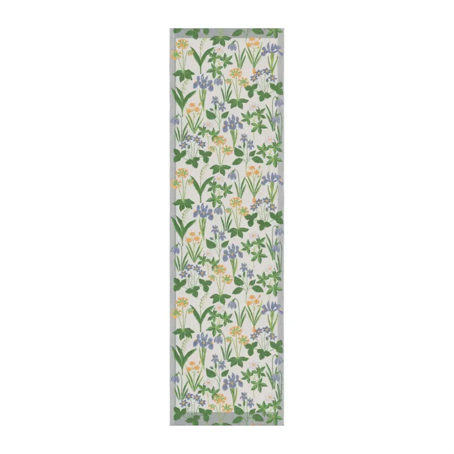 Solblå tafelloper 35x120 cm, Multi