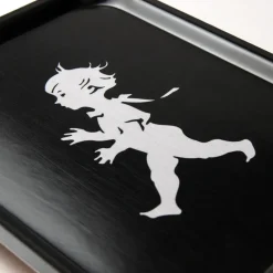 Solstickan dienblad 28x36 cm, Zwart