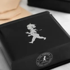 Solstickan koffiefilterblik 15,4x17 cm, Zwart