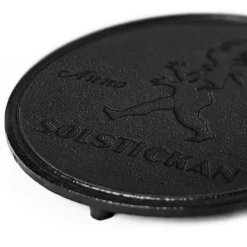 Solstickan pannenonderzetter Ø19 cm, Zwart