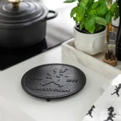 Solstickan pannenonderzetter Ø19 cm, Zwart