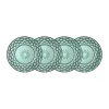 Sorrento bord Ø21 cm 4-pack, Groen